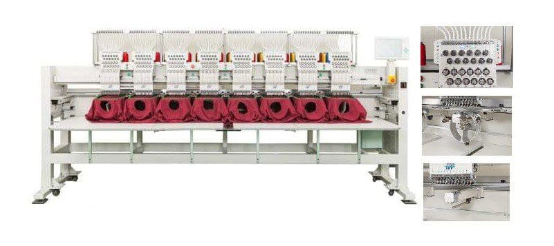 3) tajima-tmar-kc type2 commercial embroidery machine: