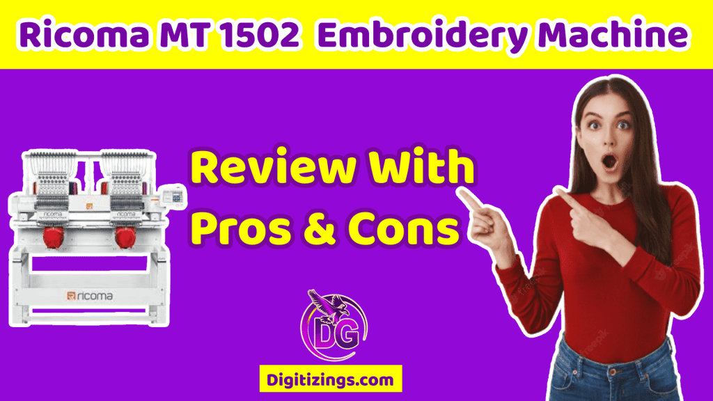 ricoma mt-1502 embroidery machine review with pros and cons