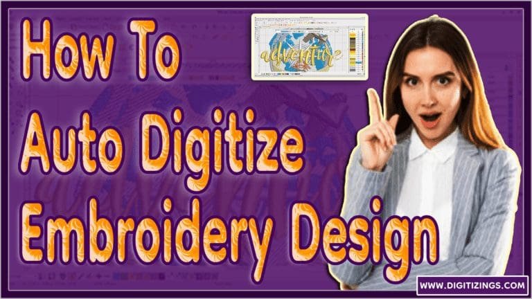 How To Auto Digitize Embroidery Design