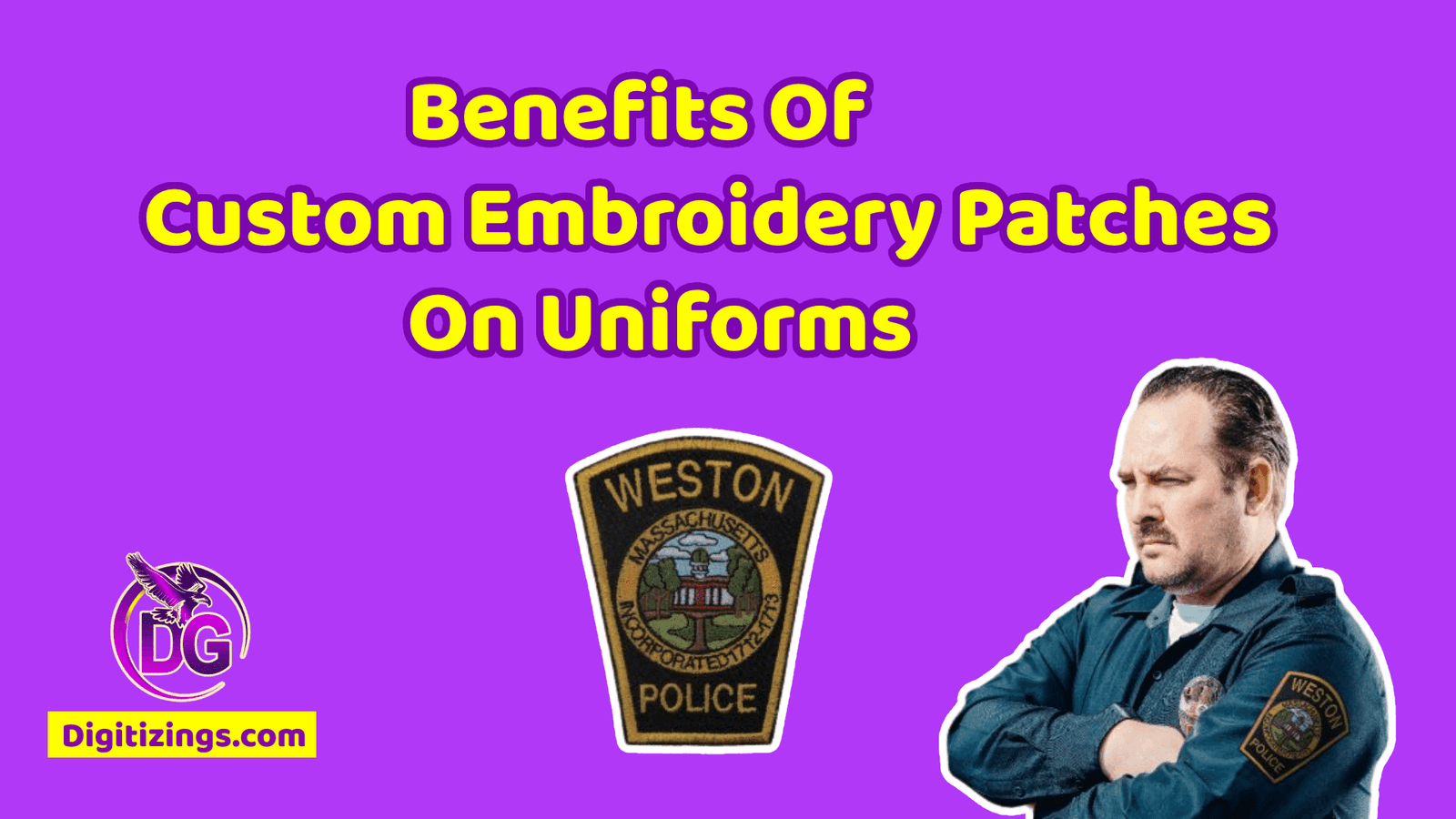 benefits of custom embroidery patches on uniforms