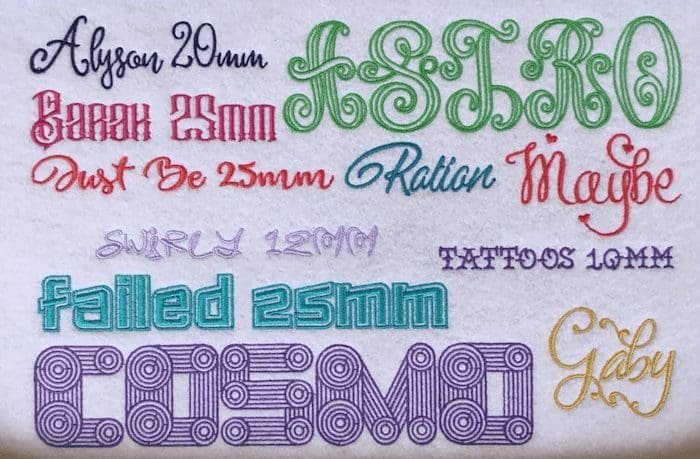 esa embroidery fonts