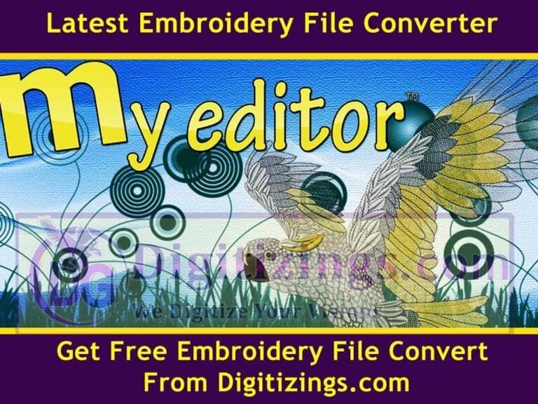 My editor software for embroidery file converter
