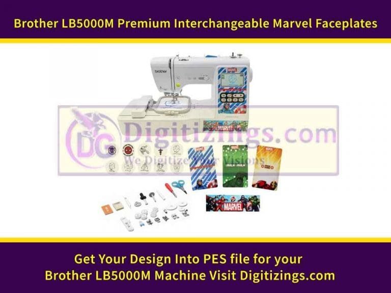 Brother LB5000M Premium Interchangeable Marvel Faceplates