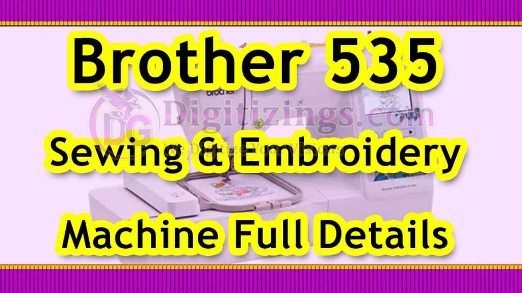 Brother pe535 izšūšanas mašīnas pilnīgas vadlīnijas un cena