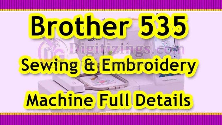 brother pe535 embroidery machine complete guidance & price​