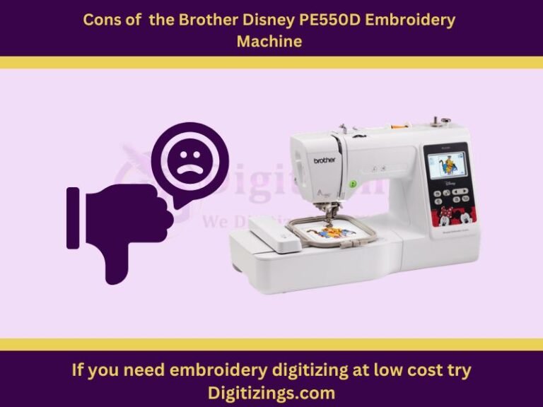 brother disney pe550d embroidery machine