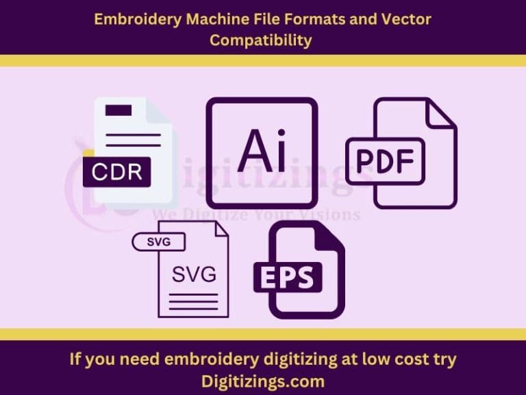 embroidery machine file formats and vector compatibility