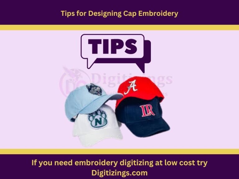 cap embroidery