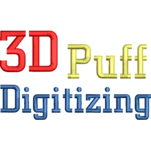 3d puff digitizing service