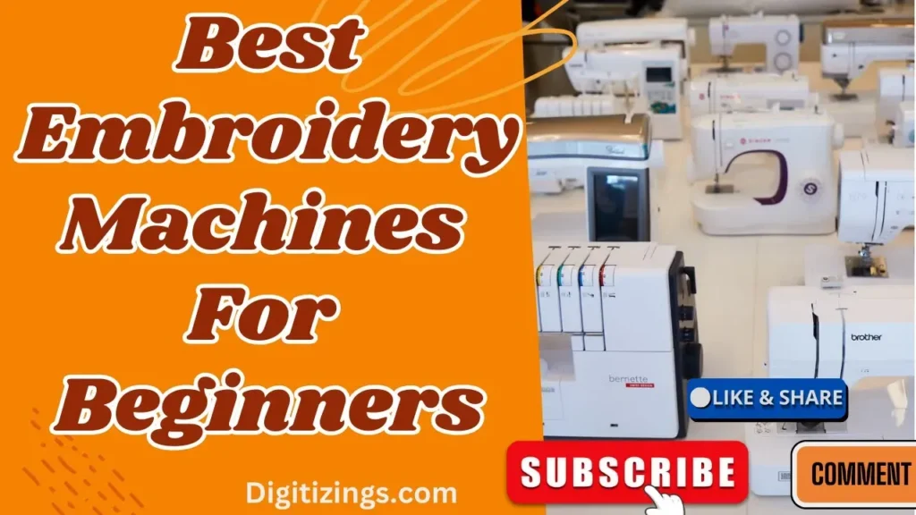5 best embroidery machines for beginners with price & features