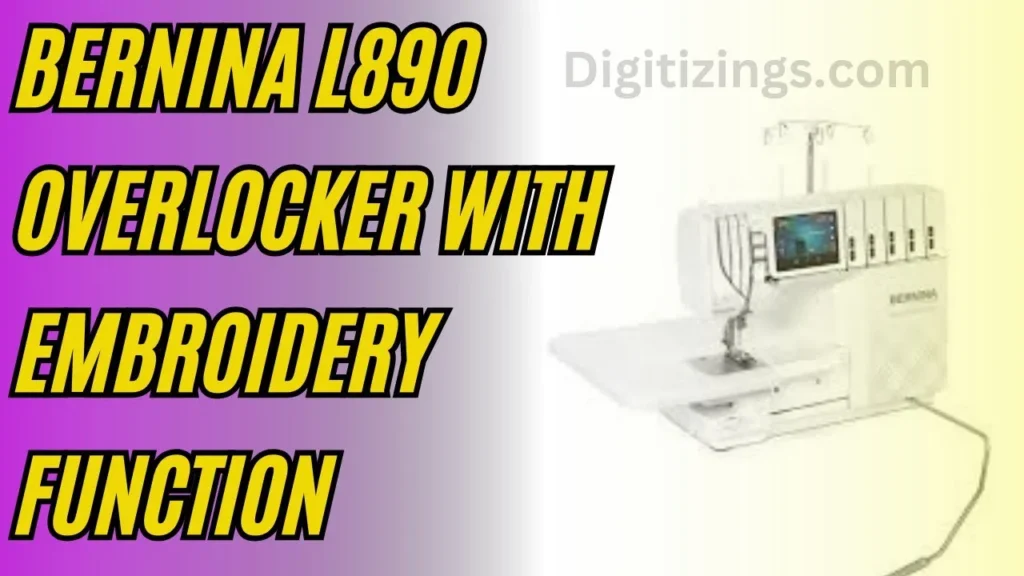 bernina l890 overlocker with embroidery function