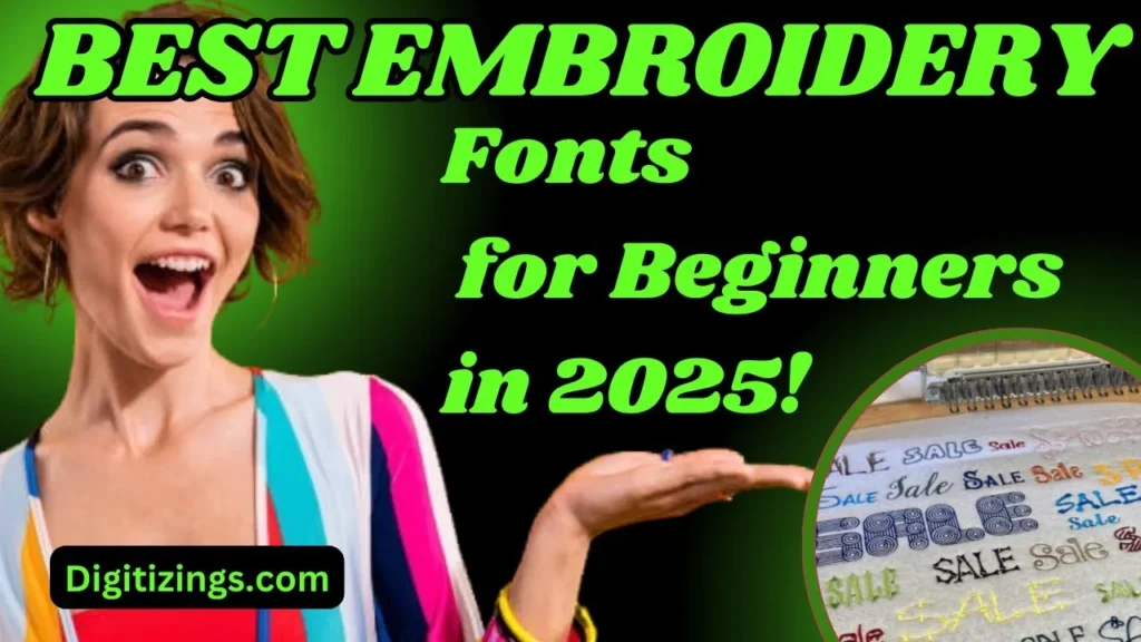 Videos 13 best embroidery fonts for beginners in 2026