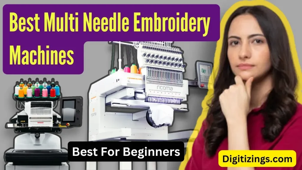 Videos 17 best multi needle embroidery machines for beginner