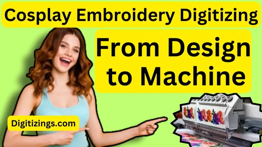 Videos 29 cosplay embroidery digitizing from design to machine