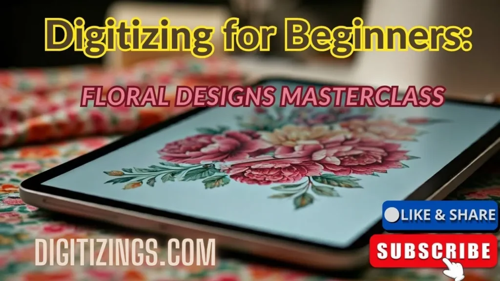 Videos 17 digitizing for beginners floral designs masterclass