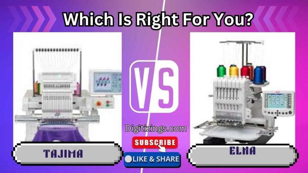 Videos 1 elna vs tajima embroidery machine which is right for you