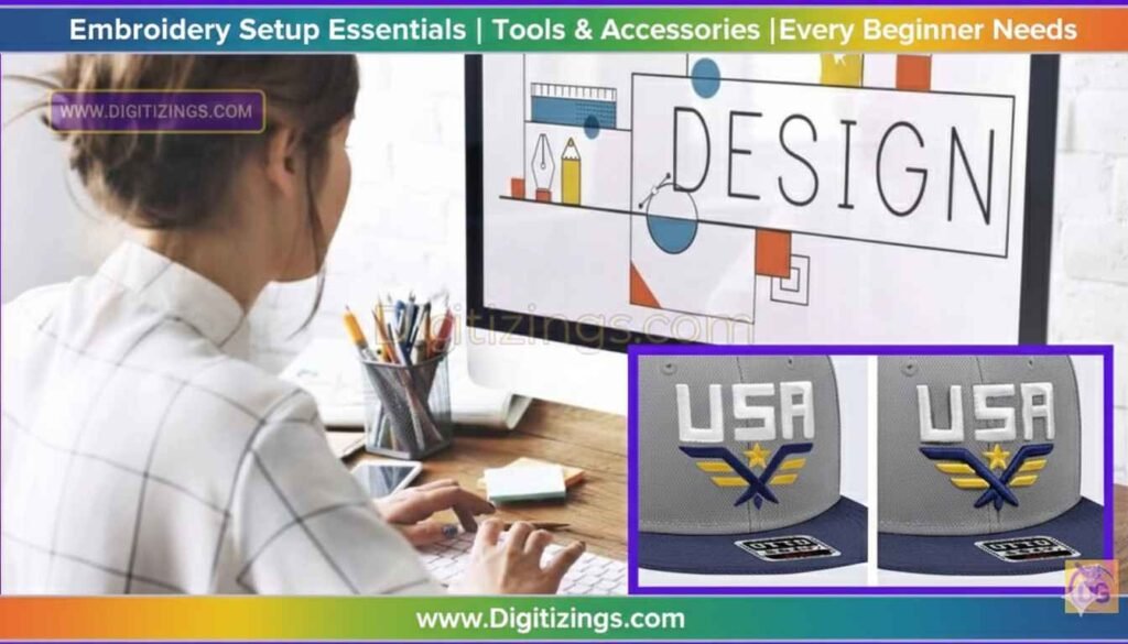 embroidery setup essentials tools & accessories
