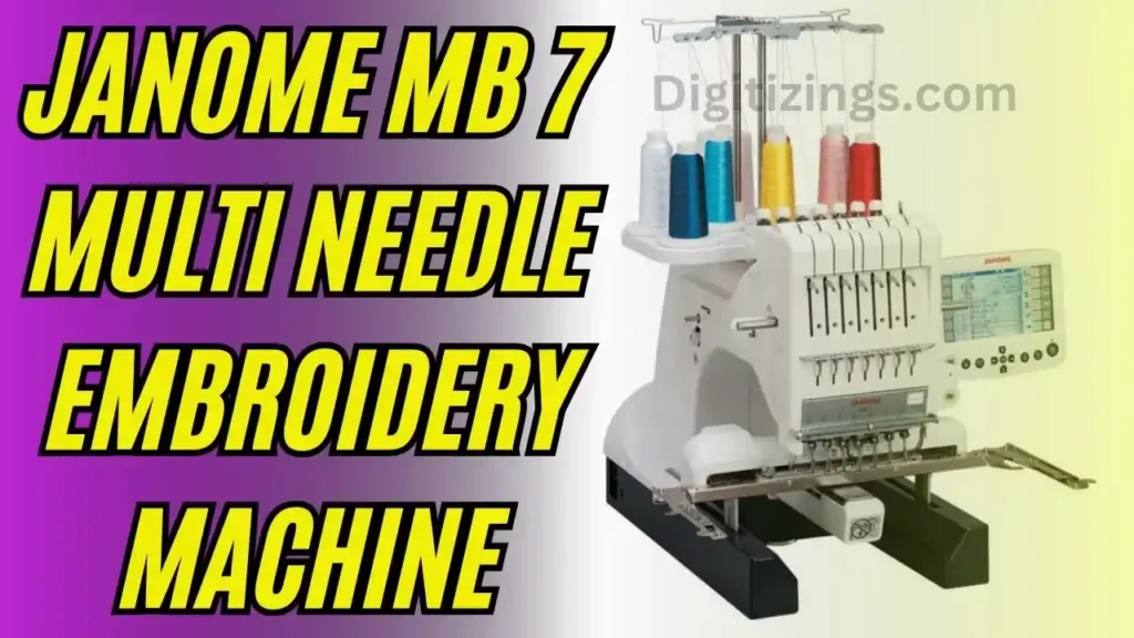 janome mb 7 multi needle embroidery machine review features & price