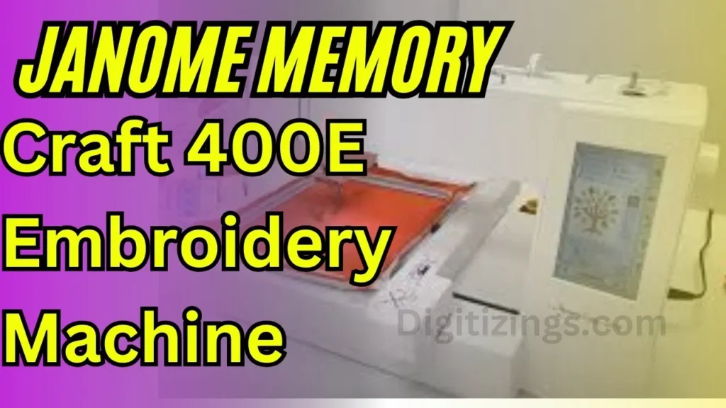 janome memory craft 400e embroidery machine review features & price
