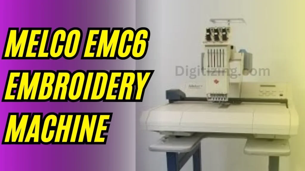 melco emc6 commercial embroidery machine