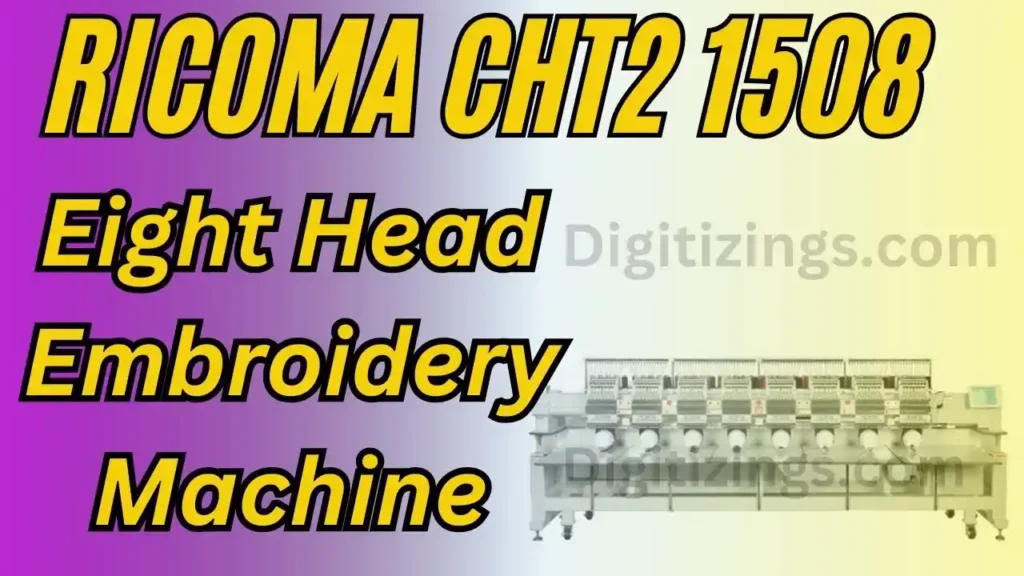 Videos 25 ricoma cht2 1508 eight head embroidery machine review features & price