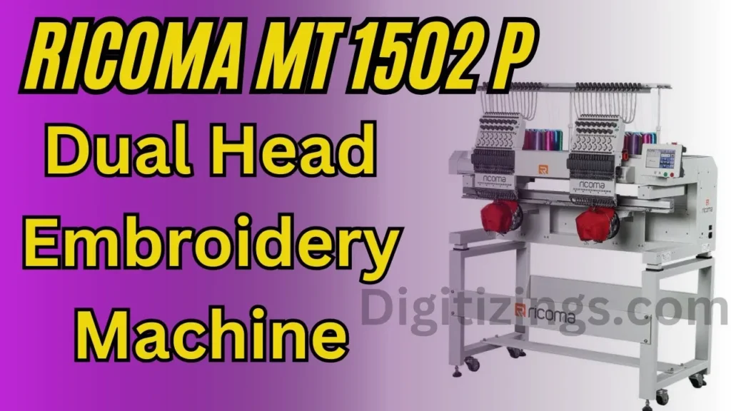 Videos 37 ricoma mt 1502 p dual head specialty embroidery machine review features & price