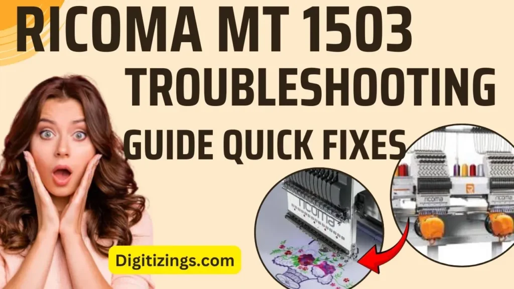 ricoma mt 1503 troubleshooting guide quick fixes