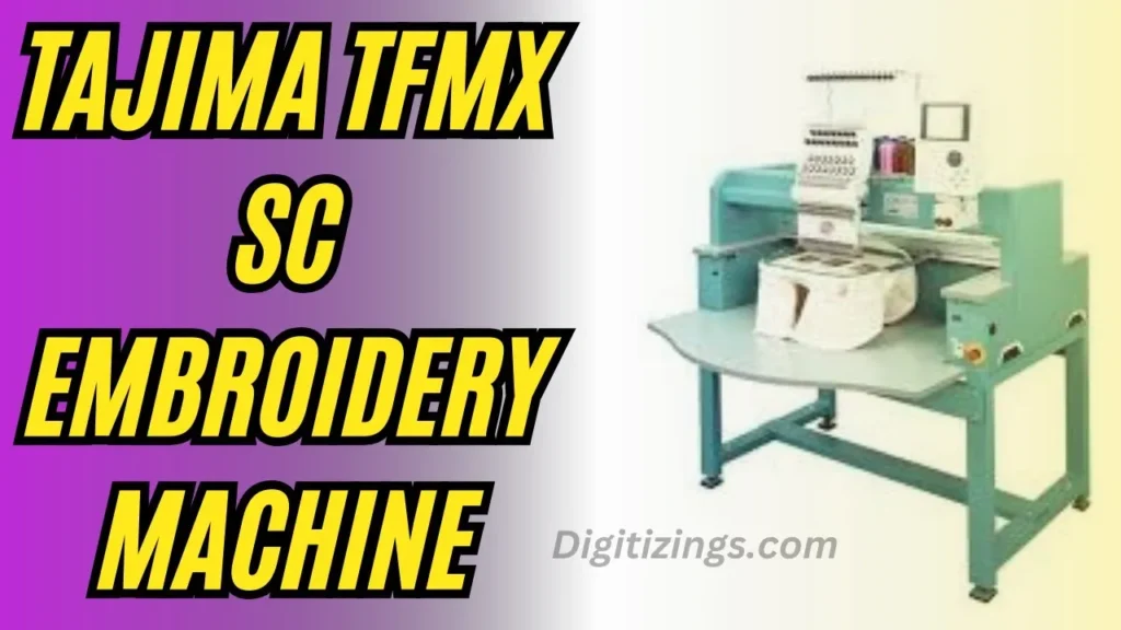 tajima tfmx sc embroidery machine