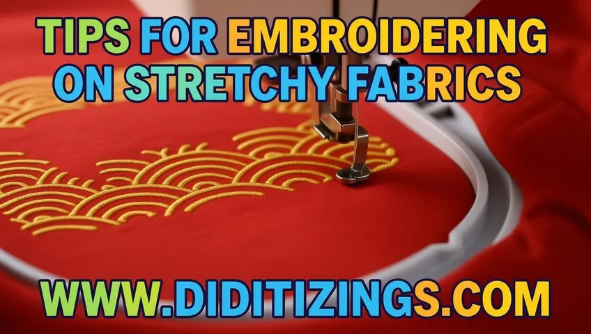 tips for embroidering on stretchy fabrics