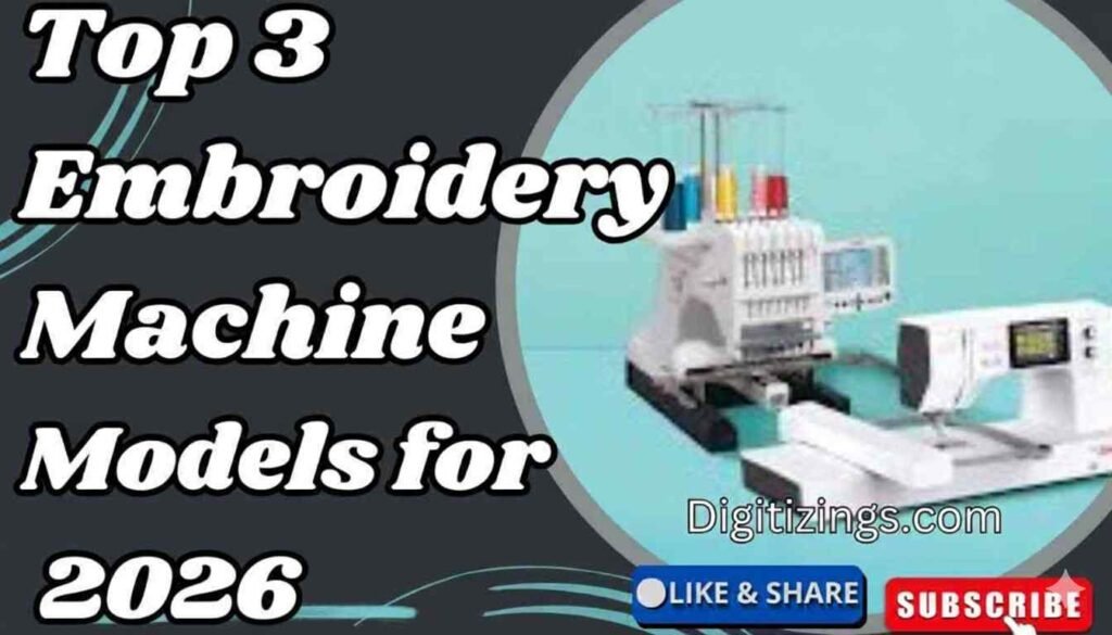 Videos 13 top 3 embroidery machine models for 2026