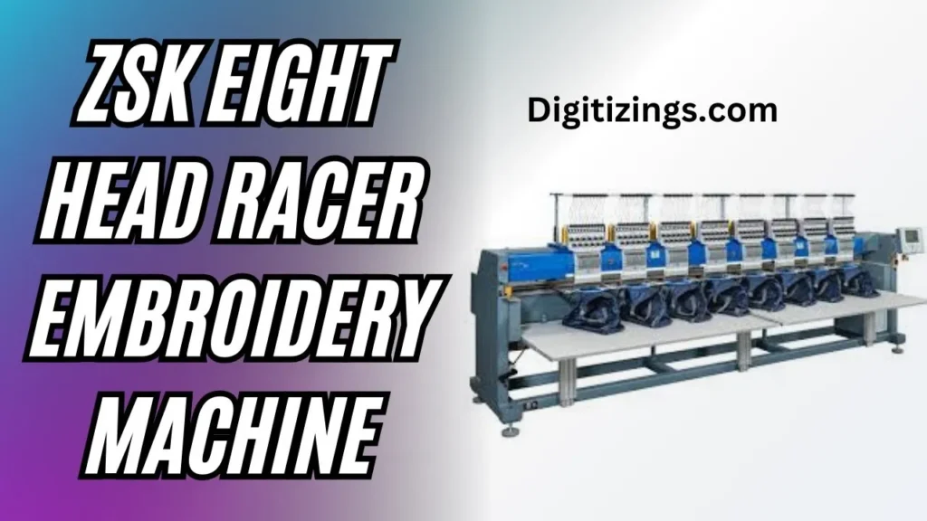 zsk eight head racer embroidery machine review features & price