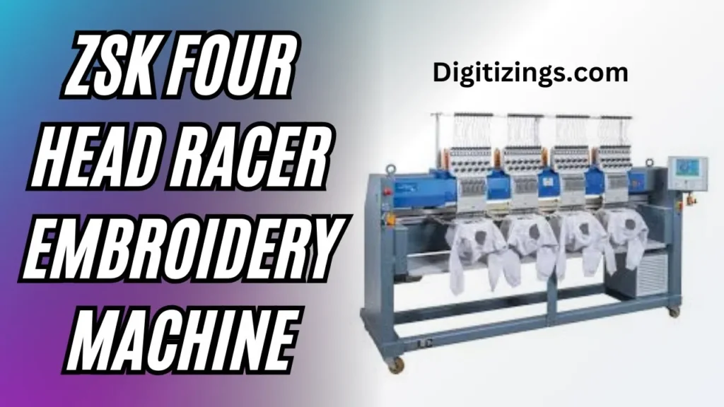 zsk four head racer embroidery machine review features & price