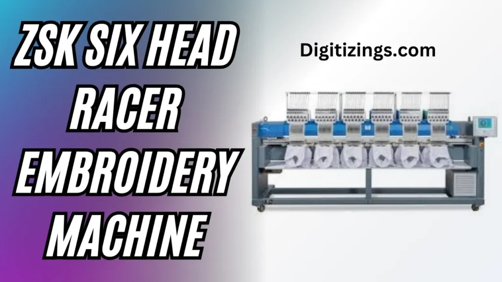 zsk six head racer embroidery machine review features & price