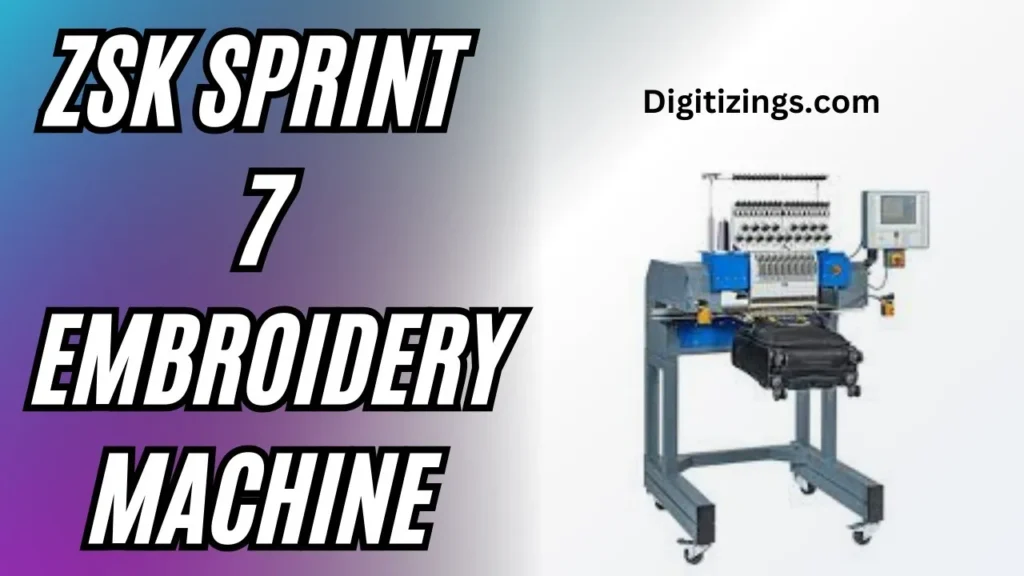 zsk sprint 7 embroidery machine review features & price