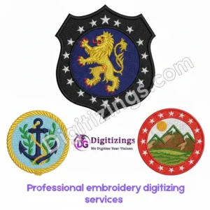 Professional Embroidery Digitizing Services