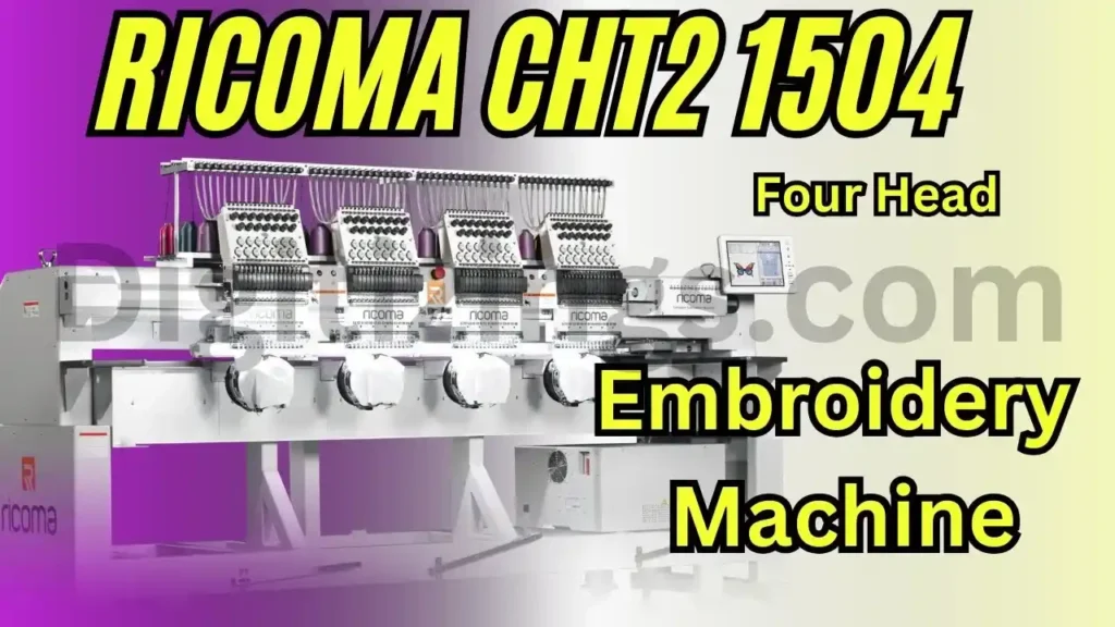Videos 1 ricoma cht2 1504 four head embroidery machine review, features & price