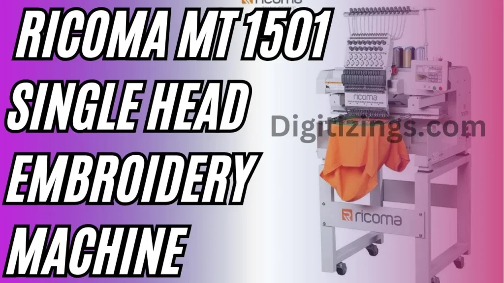 ricoma mt 1501 single head embroidery machine review features & price