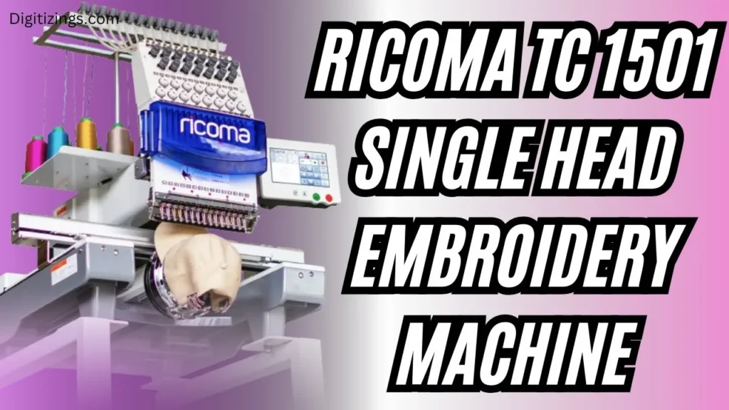 ricoma tc 1501 single head embroidery machine review features & price
