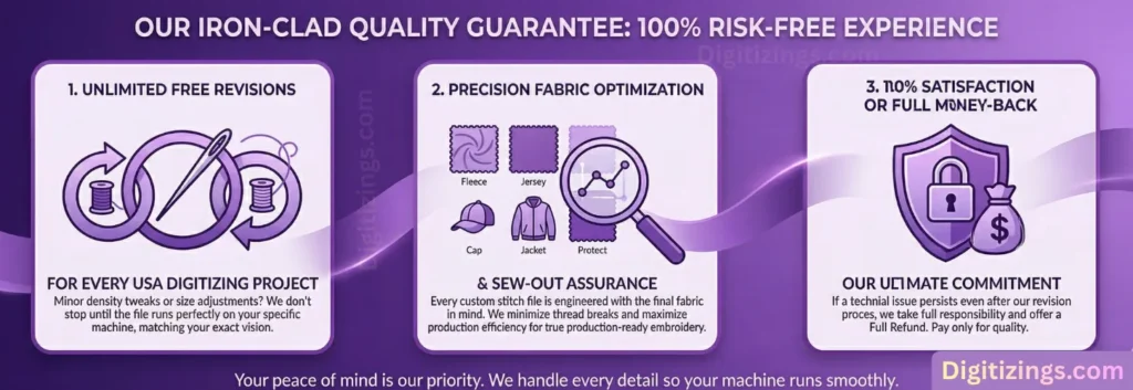 quality guarantee 100% risk-free experience full refund option available