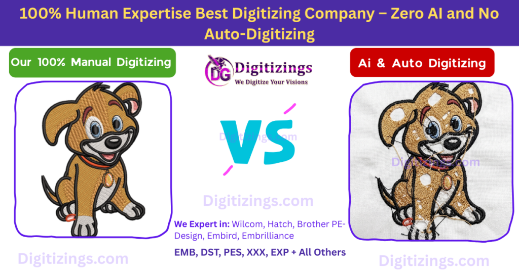 100% human expertise best digitizing company – zero ai and no auto-digitizing