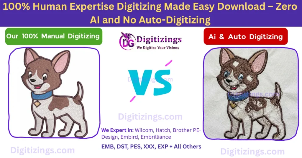 100% human expertise digitizing made easy download – zero ai and no auto-digitizing