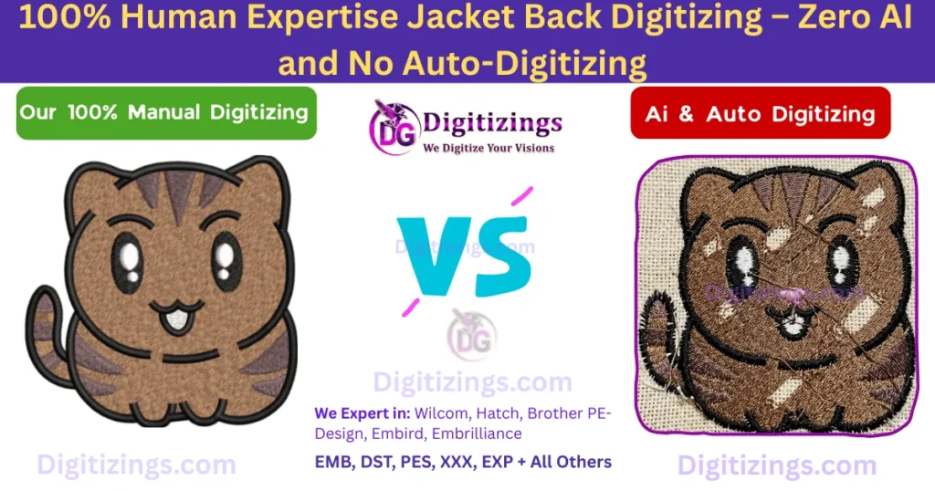 100% human expertise jacket back digitizing – zero ai and no auto-digitizing