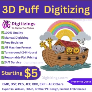 3D Puff Digitizing