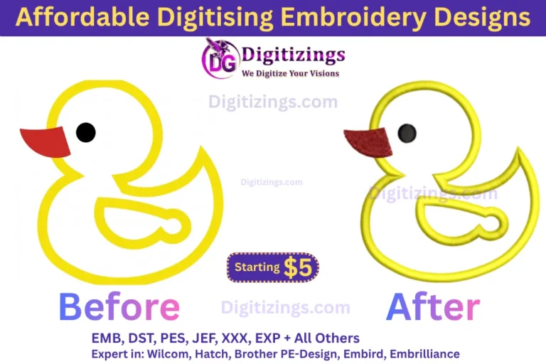 affordable digitising embroidery designs