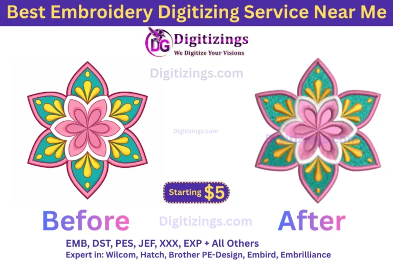 best embroidery digitizing service near me