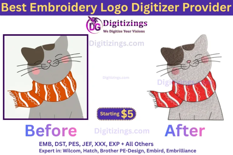 best embroidery logo digitizer provider