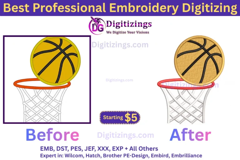 best professional embroidery digitizing