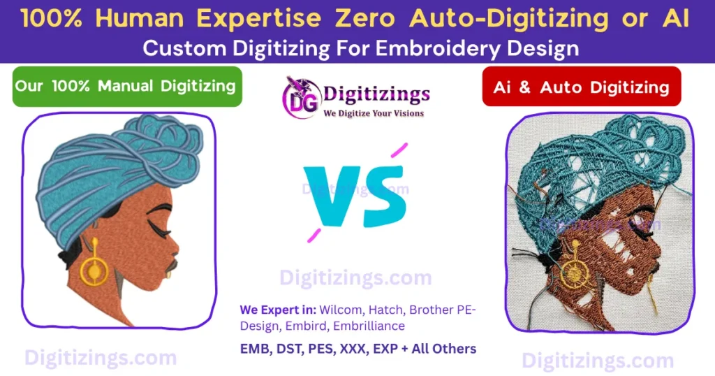 custom digitizing for embroidery design