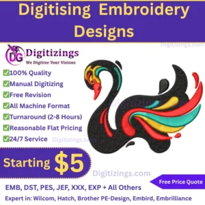 Digitising Embroidery Designs