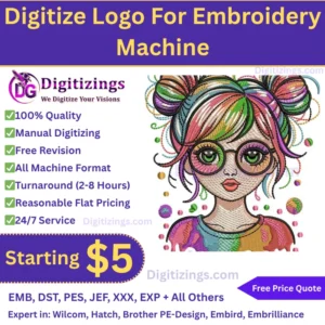 Digitize Logo For Embroidery Machine
